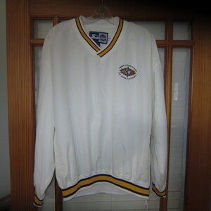 RARE 1998 Green Bay Packers Super Bowl XXXII White Starter Windbreaker Men's L